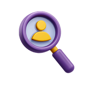 Lupe, Symbol für arbeitsrechtliche Begleitung bei Lohnverrechnung Wien